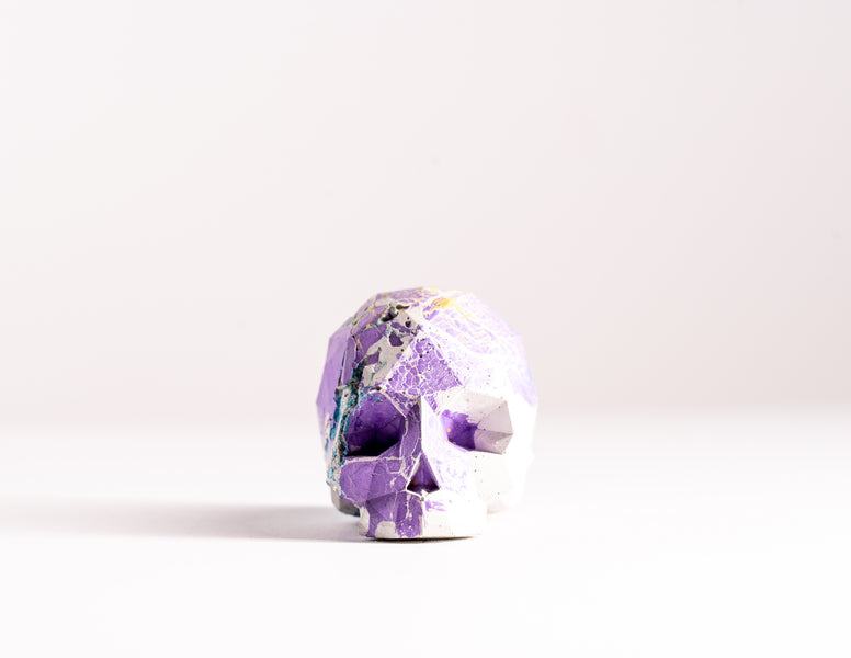 Mini Collectible Skull - Marbled -18