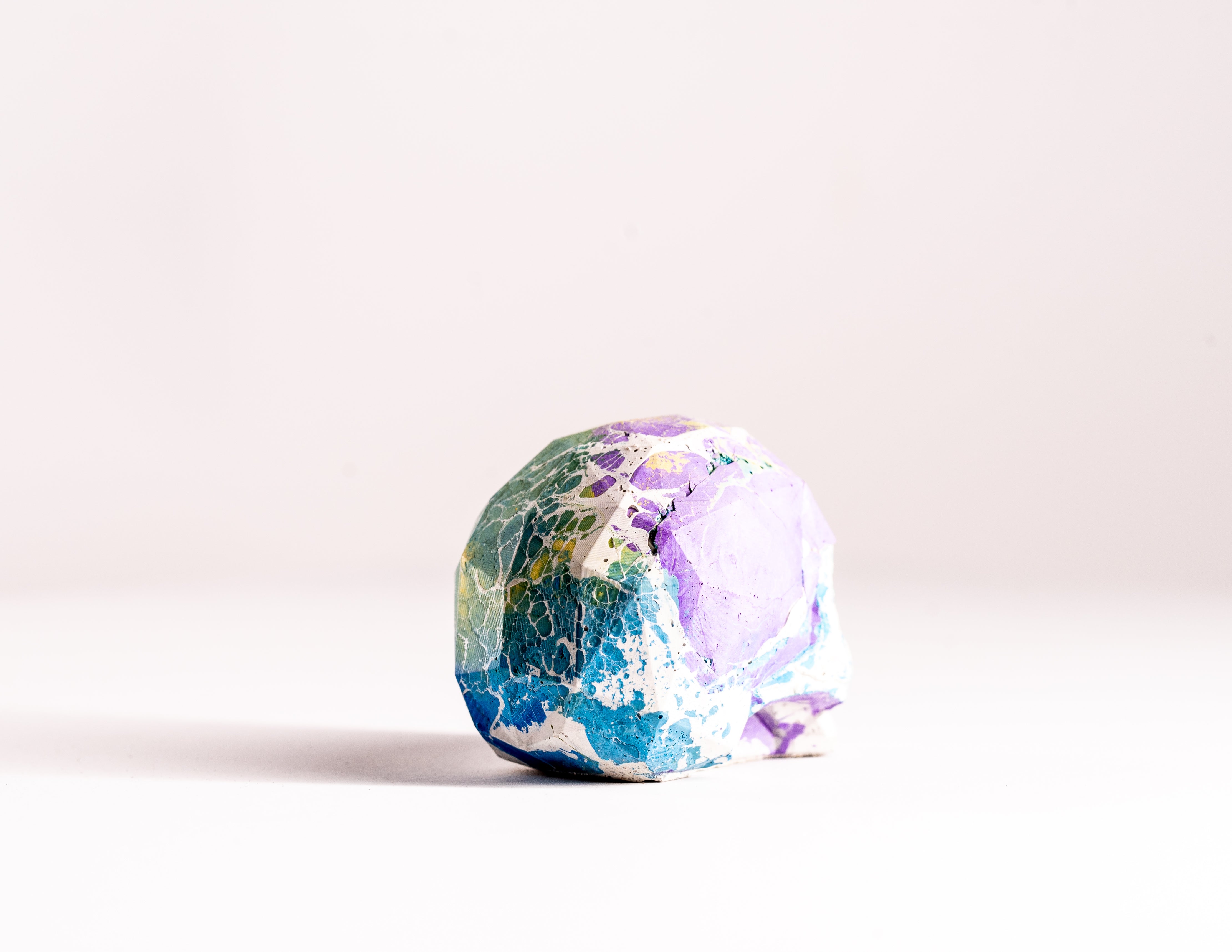 Mini Collectible Skull - Marbled -18