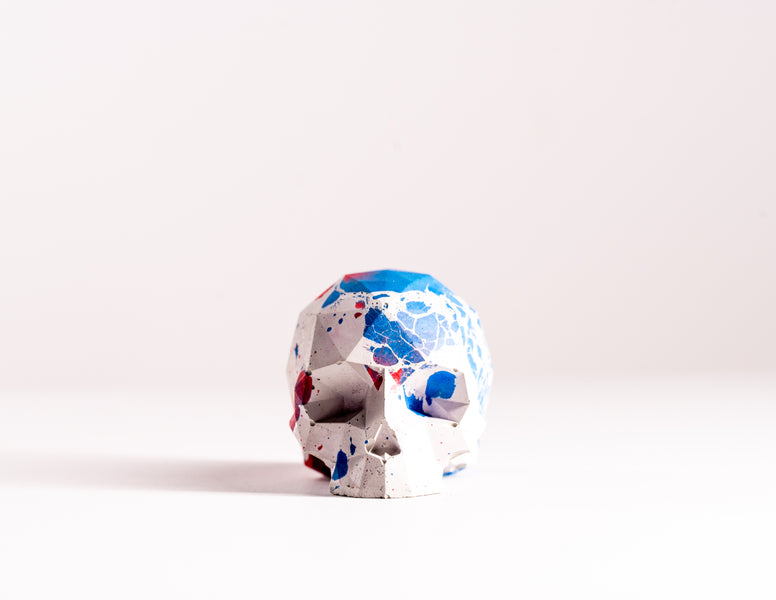 Mini Collectible Skull - Marbled -21