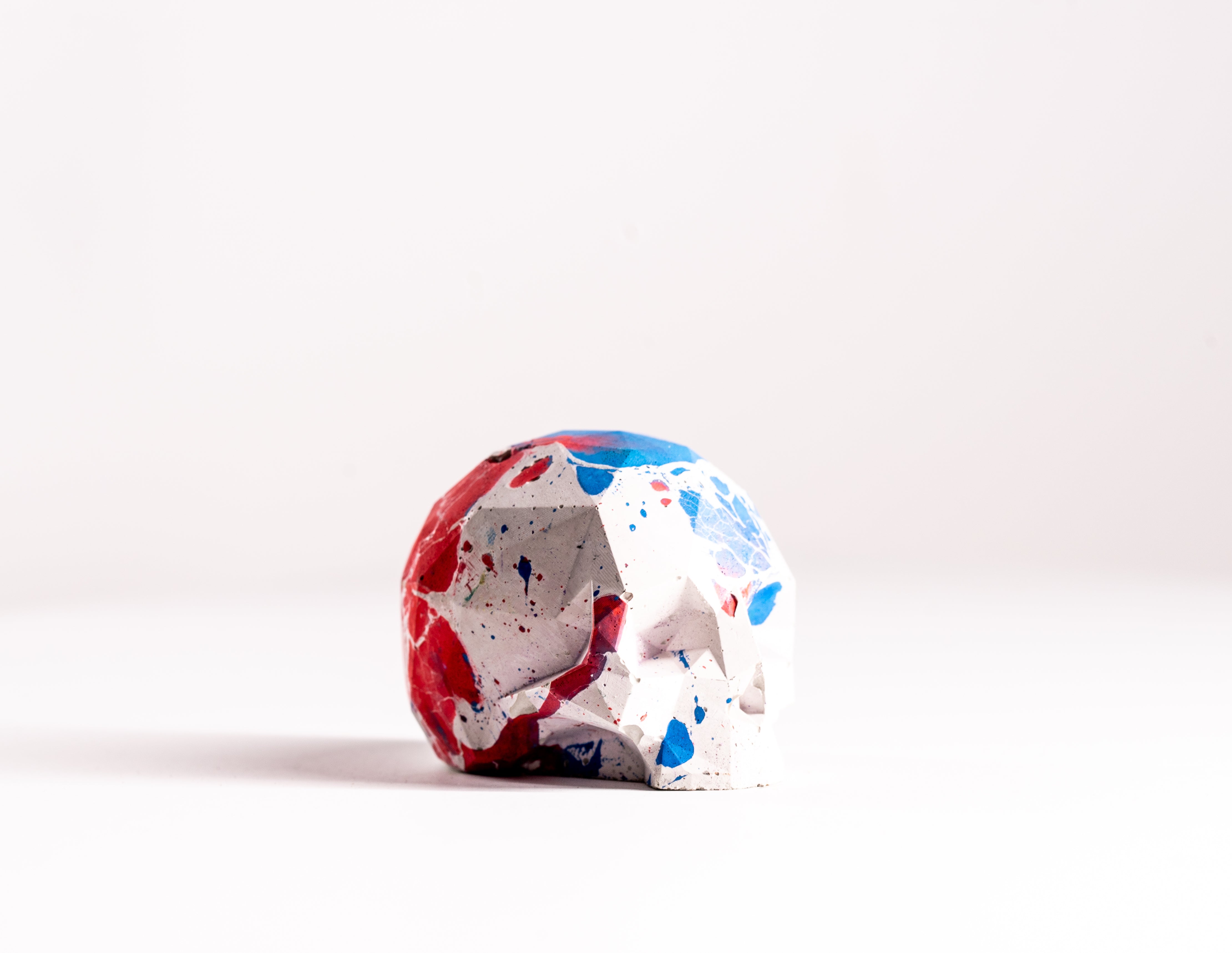 Mini Collectible Skull - Marbled -21