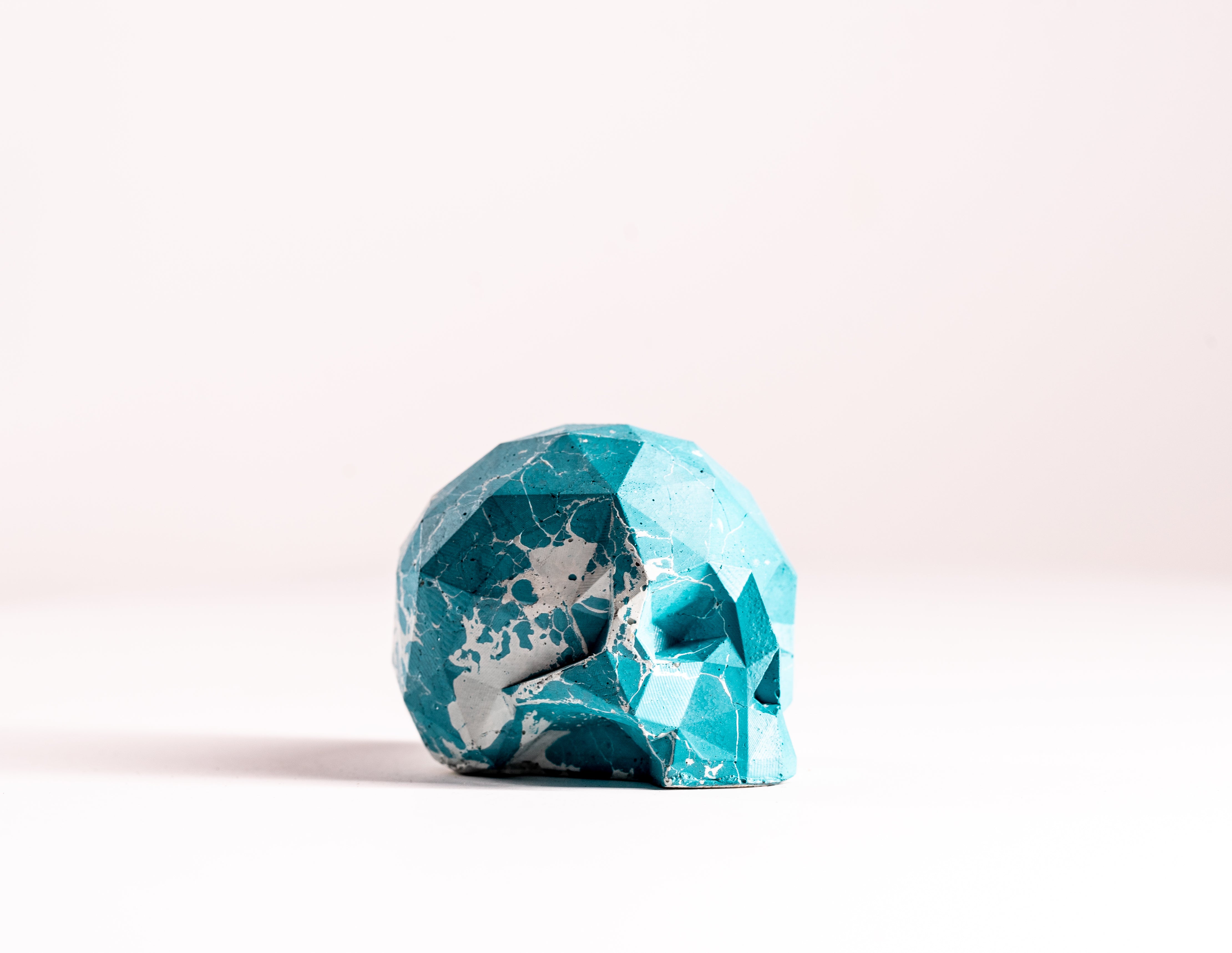 Mini Collectible Skull - Marbled -23