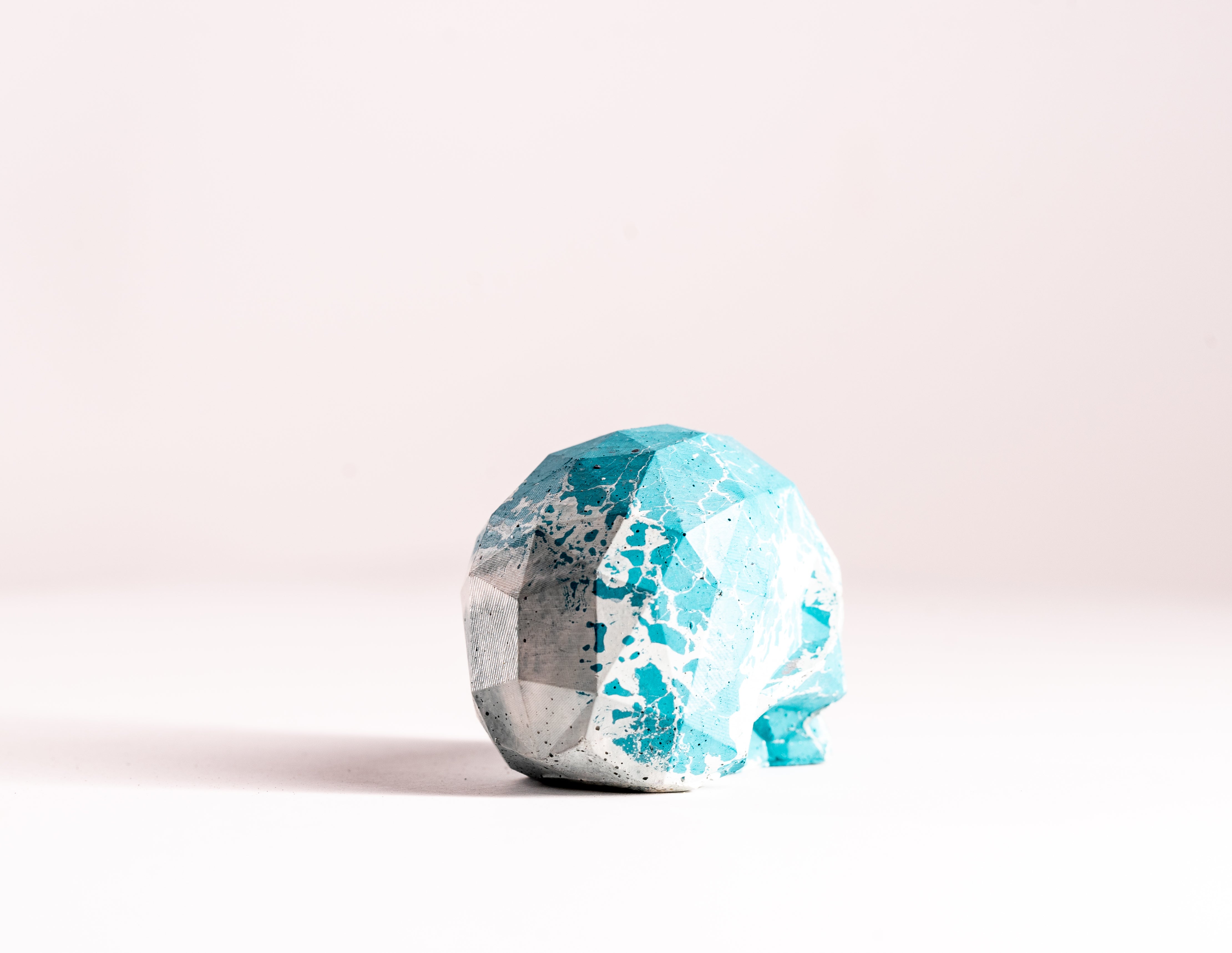 Mini Collectible Skull - Marbled -23