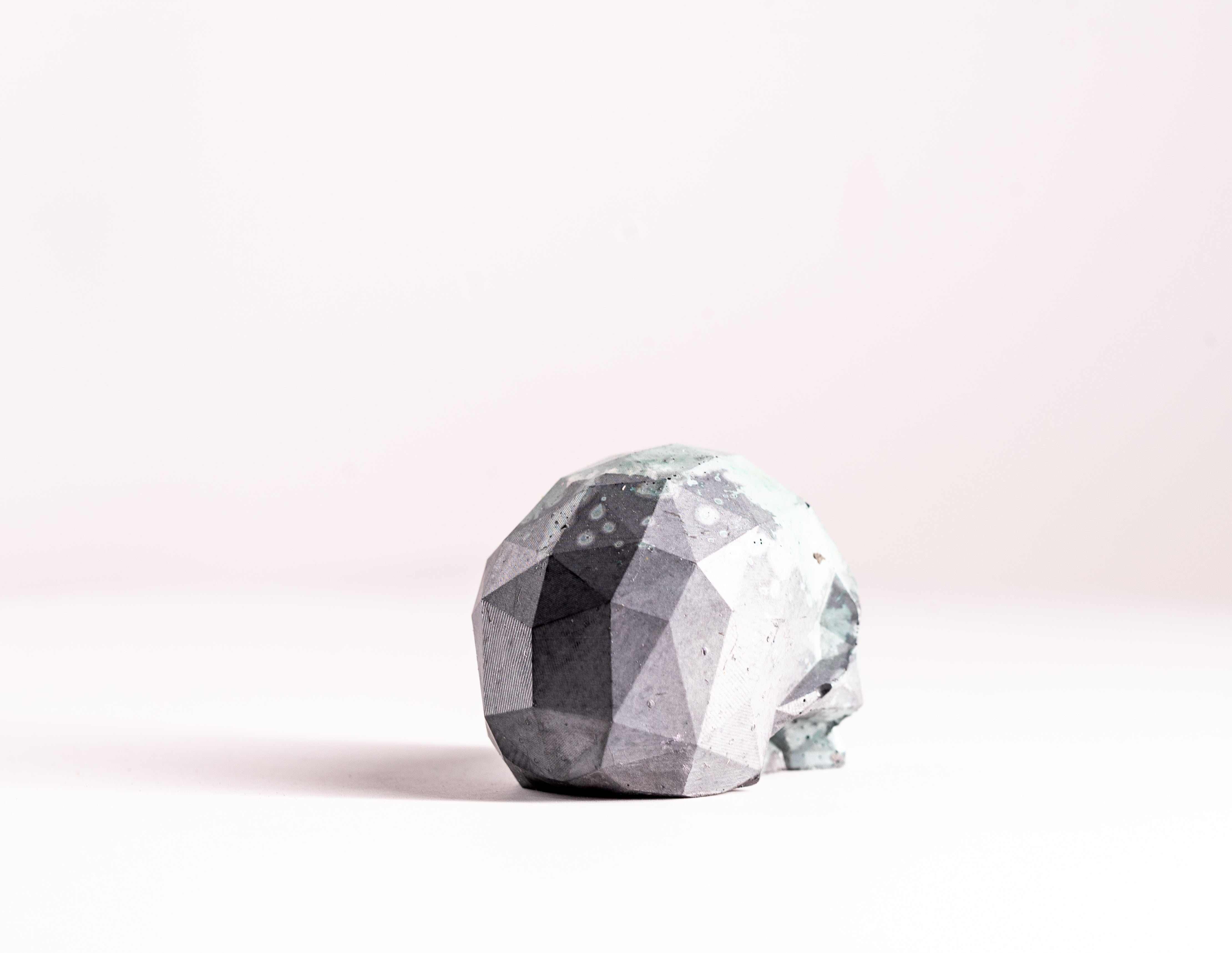 Mini Collectible Skull - Marbled -26