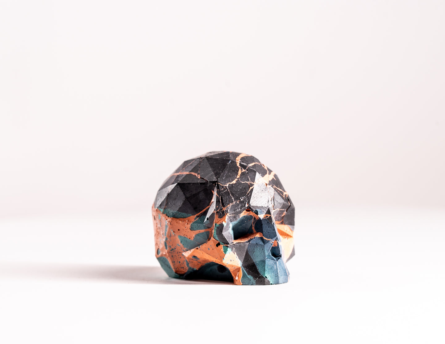 Mini Collectible Skull - Marbled -27