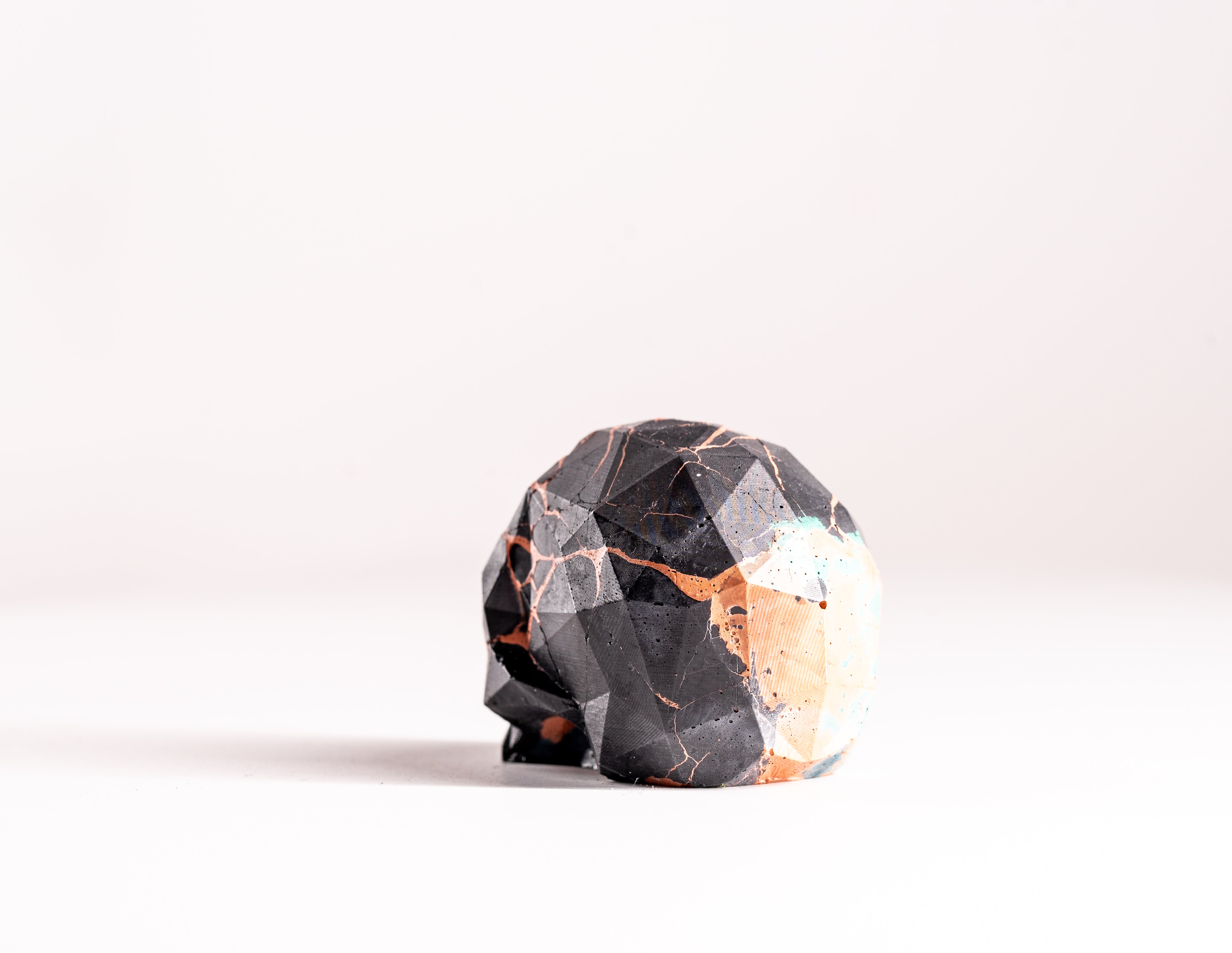 Mini Collectible Skull - Marbled -27
